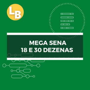 Planilha Mega Sena 18 E 30 Desdobramento Jogos De 6 Dezenas