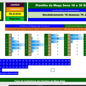 Planilha Mega Sena